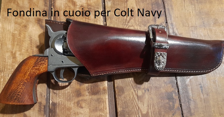 FODERO in cuoio per Colt Navy