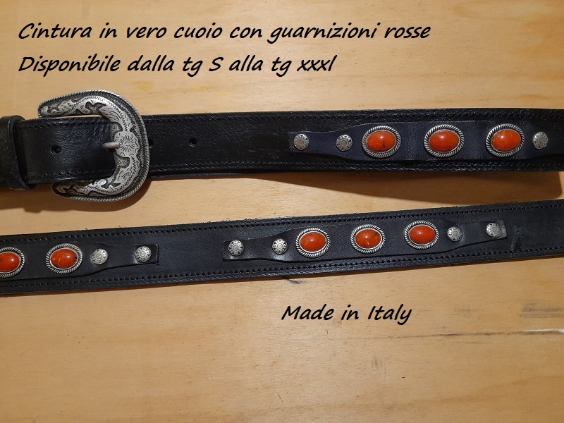 CINTURA  da 4,0 mm in cuoio
